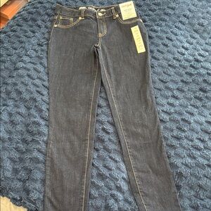 NWT Cat & Jack Girls Dark Indigo Super Skinny Jeans
